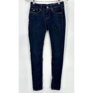 G-Star Raw 3301 Jeans Womens Contour Skinny Stretch Denim Pants Blue W25 L32